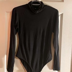 PrettyLittle Thing Black Long Sleeve Bodysuit